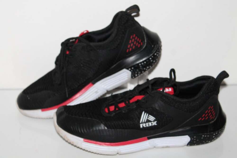 RBX Zest Sneakers, Men's 6, Black Red, Running, Performance, Activewear